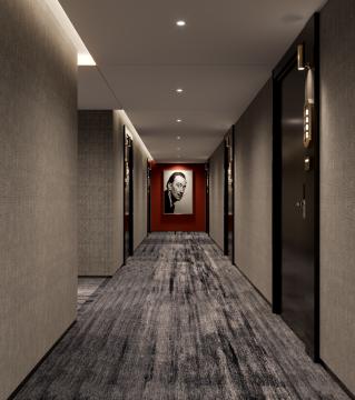 酒店走廊设计效果图
