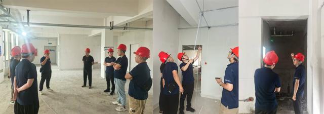 成都办公室装修工地现场