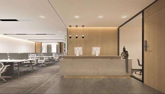 办公室形象墙装修设计图