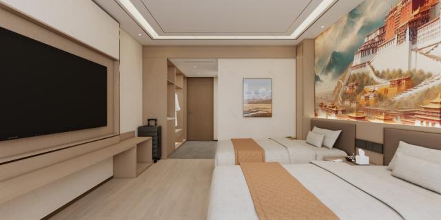 商务酒店双床房